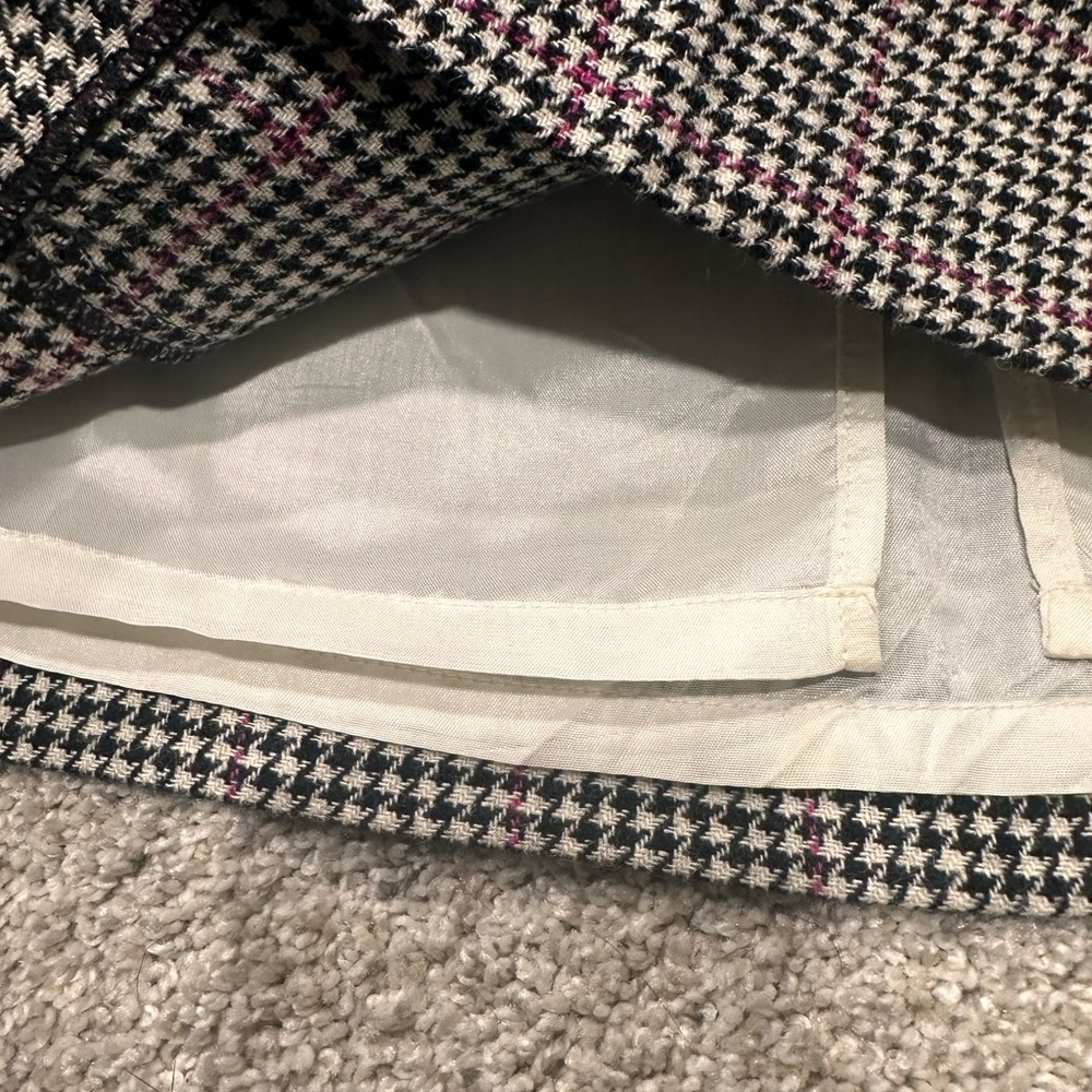 LOFT Houndstooth Wool Skirt - Picture 7 of 13